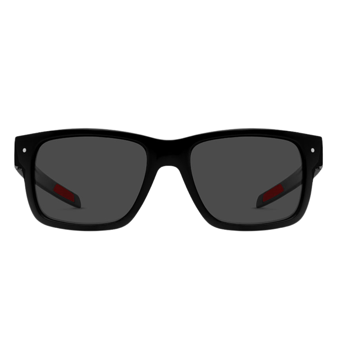 RUSTY Blozon negro mate lente gris frente RUSTY Blozon negro