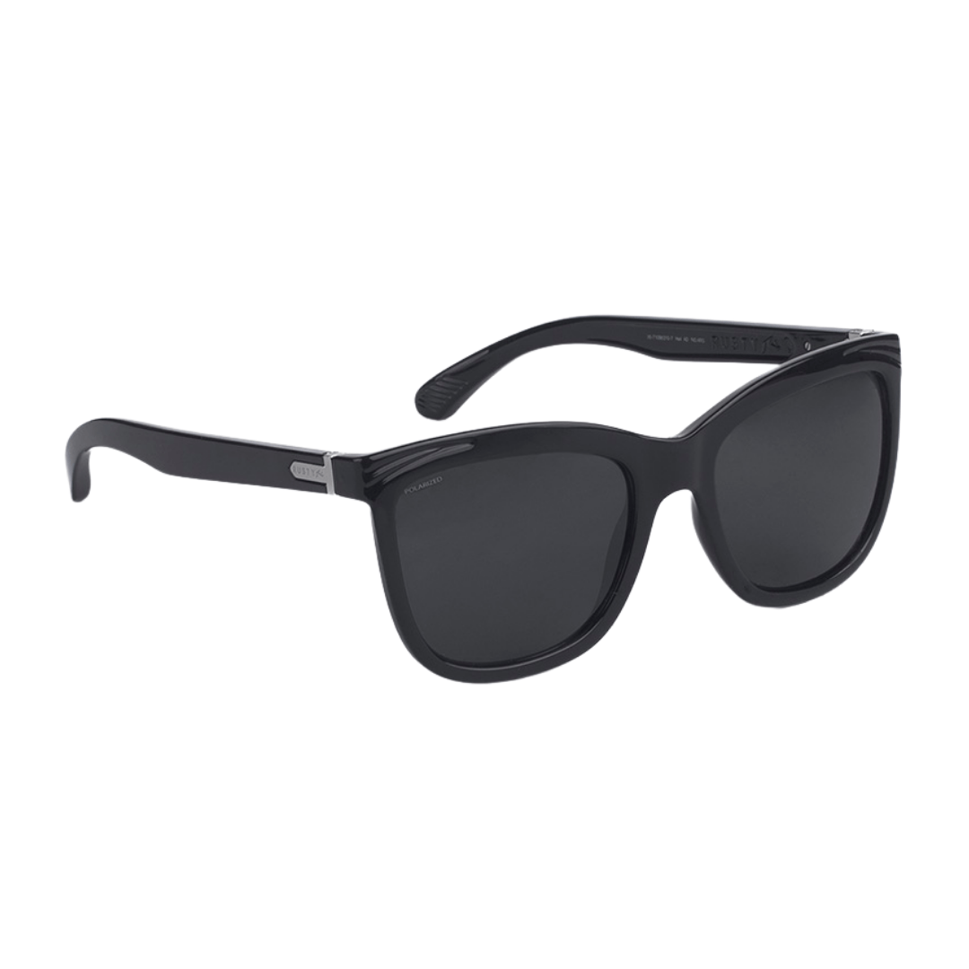 RUSTY Dileri negro brillante lente gris perfil RUSTY Dileri negro