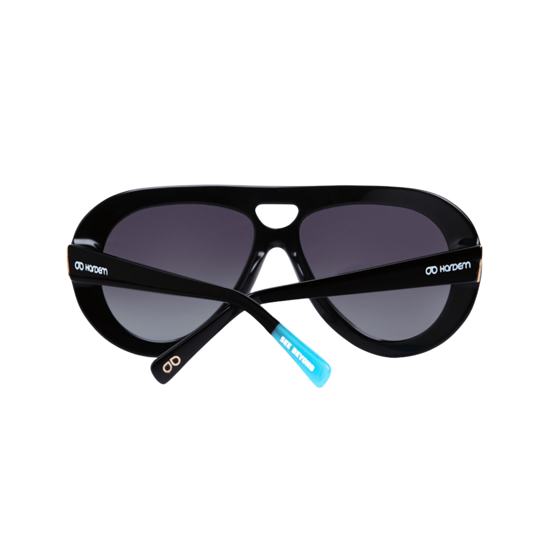 HARDEM Buenos Aires negro brillante patillas HARDEM Buenos Aires negro