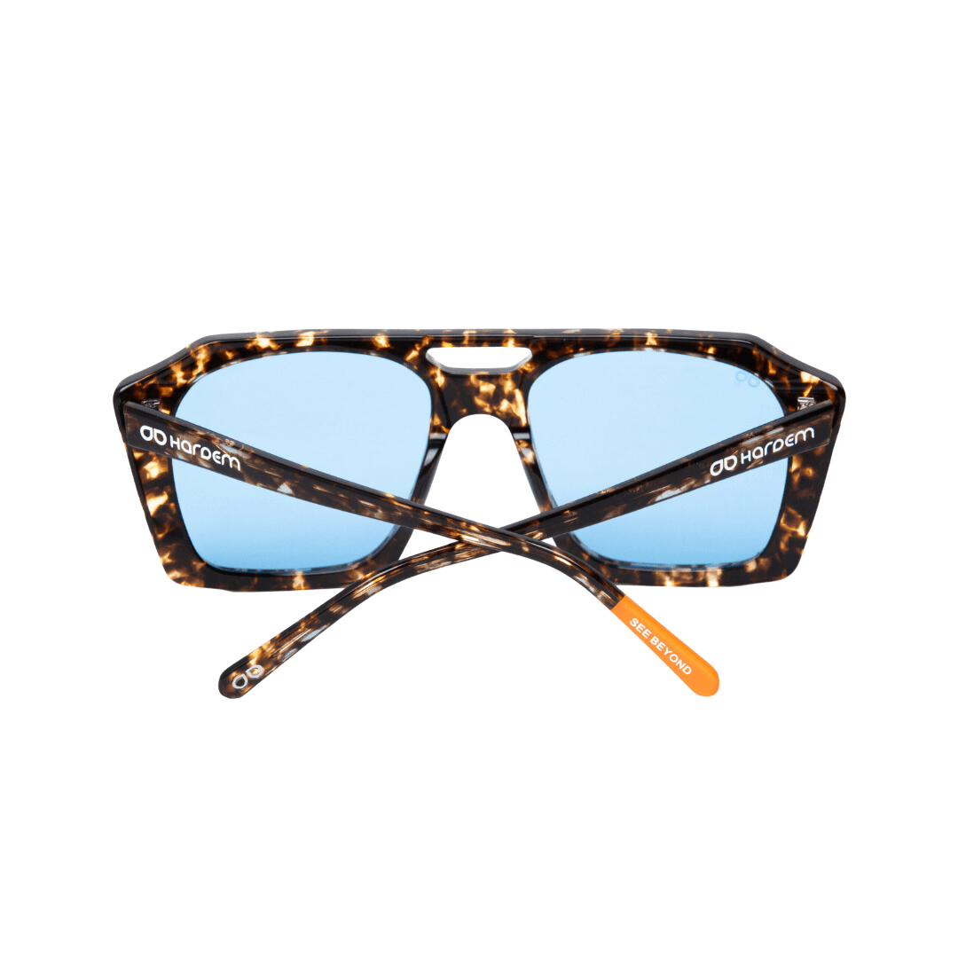 HARDEM Holbox carey lente celeste patillas HARDEM Holbox carey