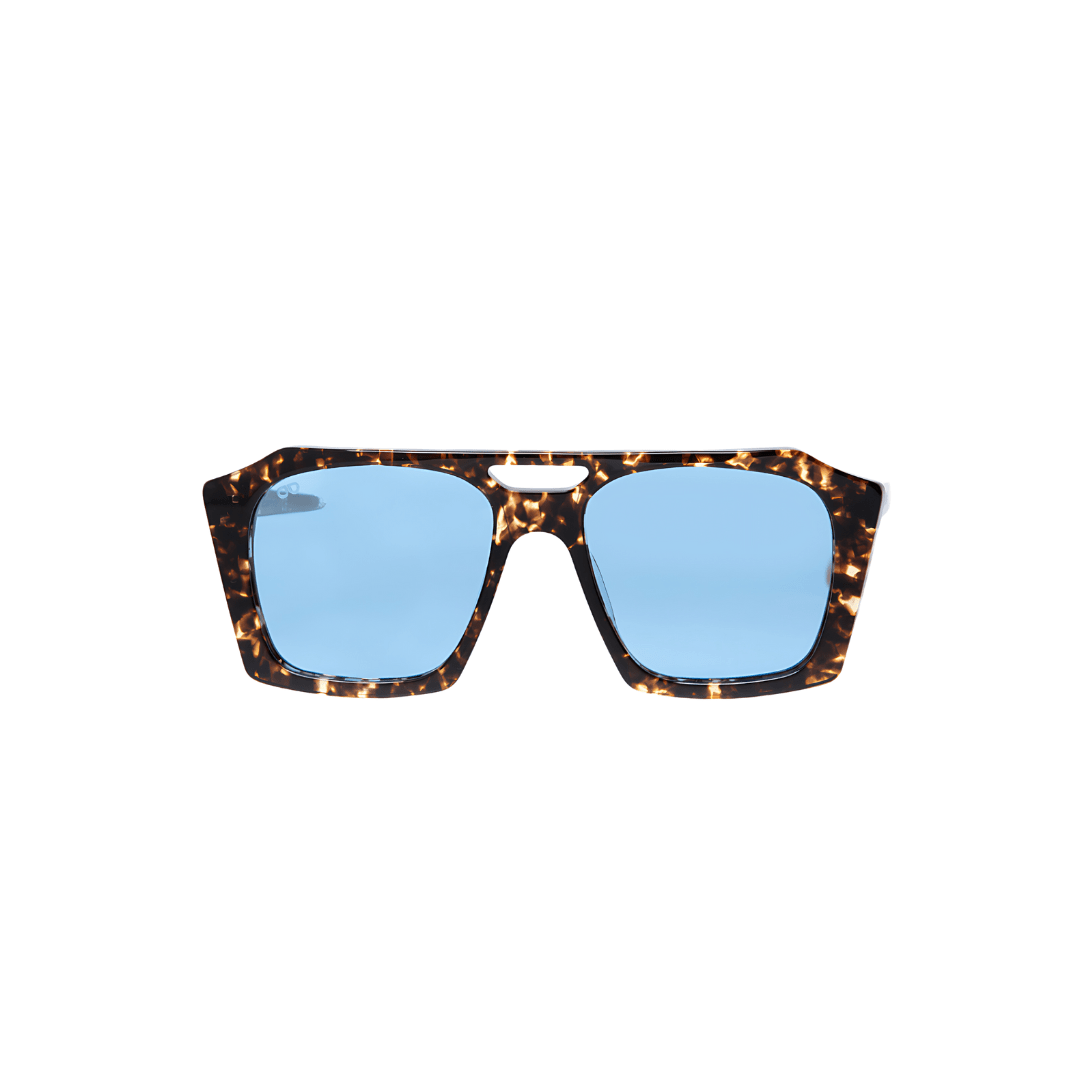 HARDEM Holbox carey lente celeste frente HARDEM Holbox carey- celeste