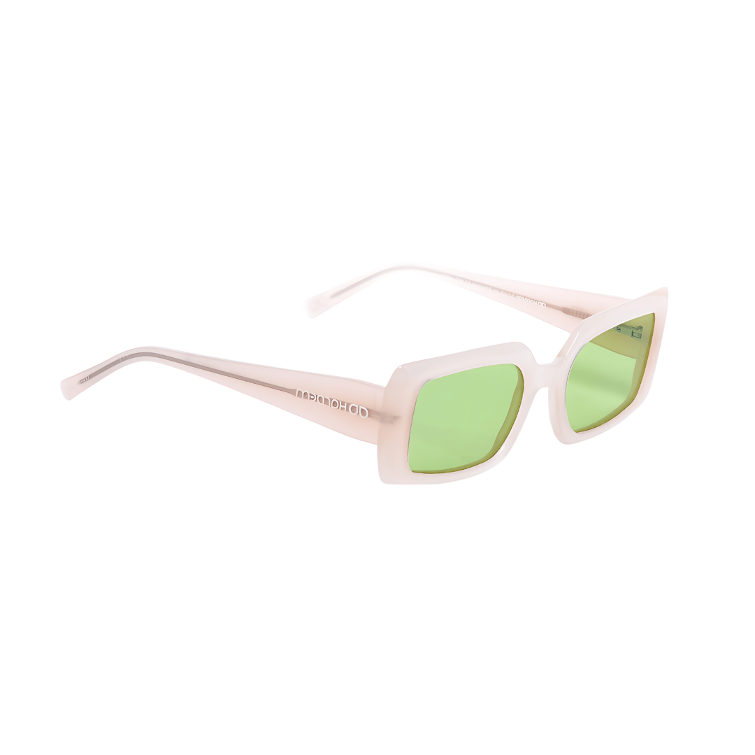 HARDEM Tribeca blanco lente verde perfil HARDEM Tribeca blanco