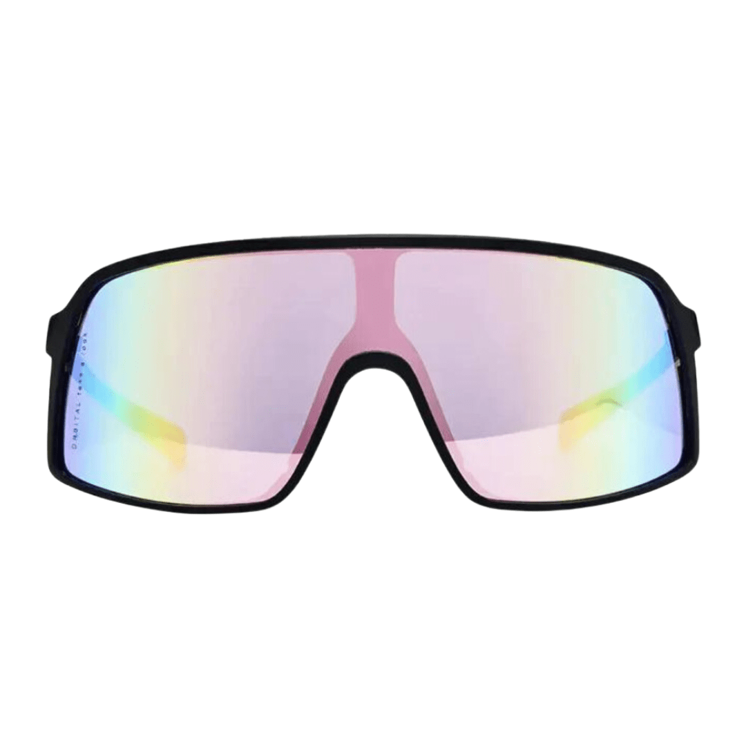 ORBITAL Zero negro mate lente espejado tornasol perfil ORBITAL Zero negro