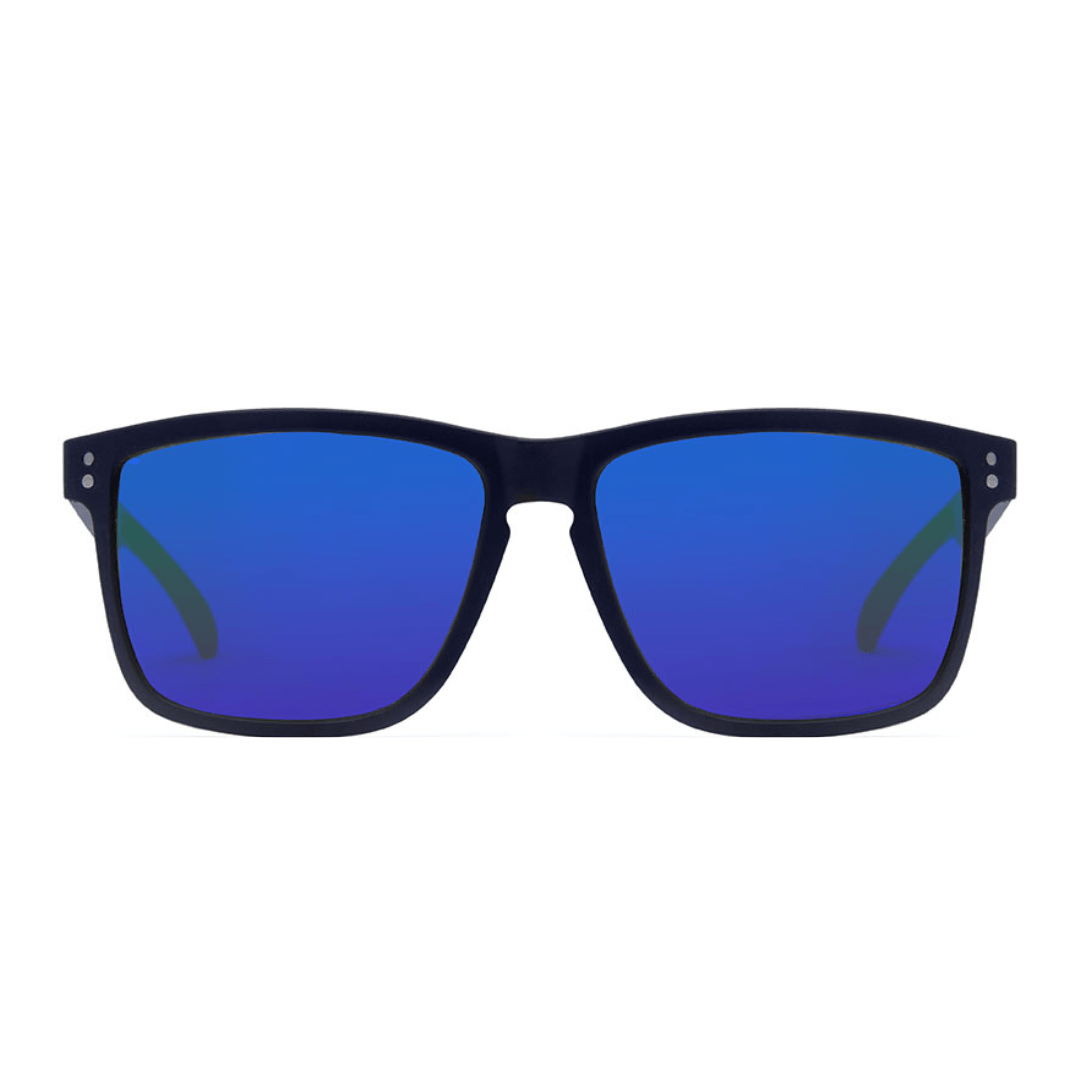 RUSTY Malice azul espejado frente RUSTY Malice azul