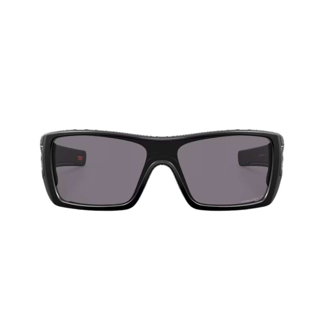 OAKLEY Batwolf negro mate lente gris polarizado frente OAKLEY Batwolf negro