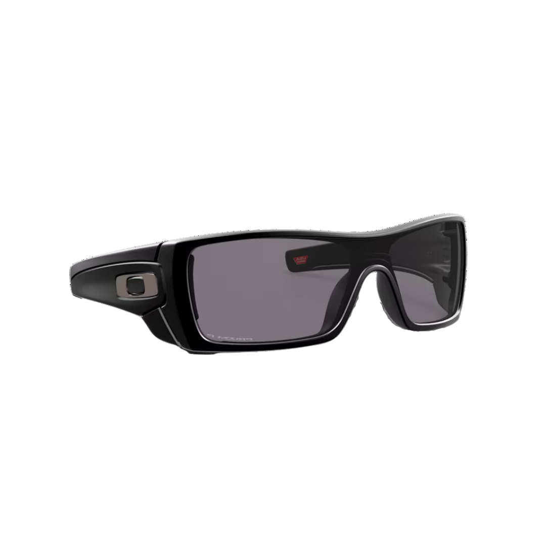 OAKLEY Batwolf negro mate lente gris polarizado perfil OAKLEY Batwolf negro