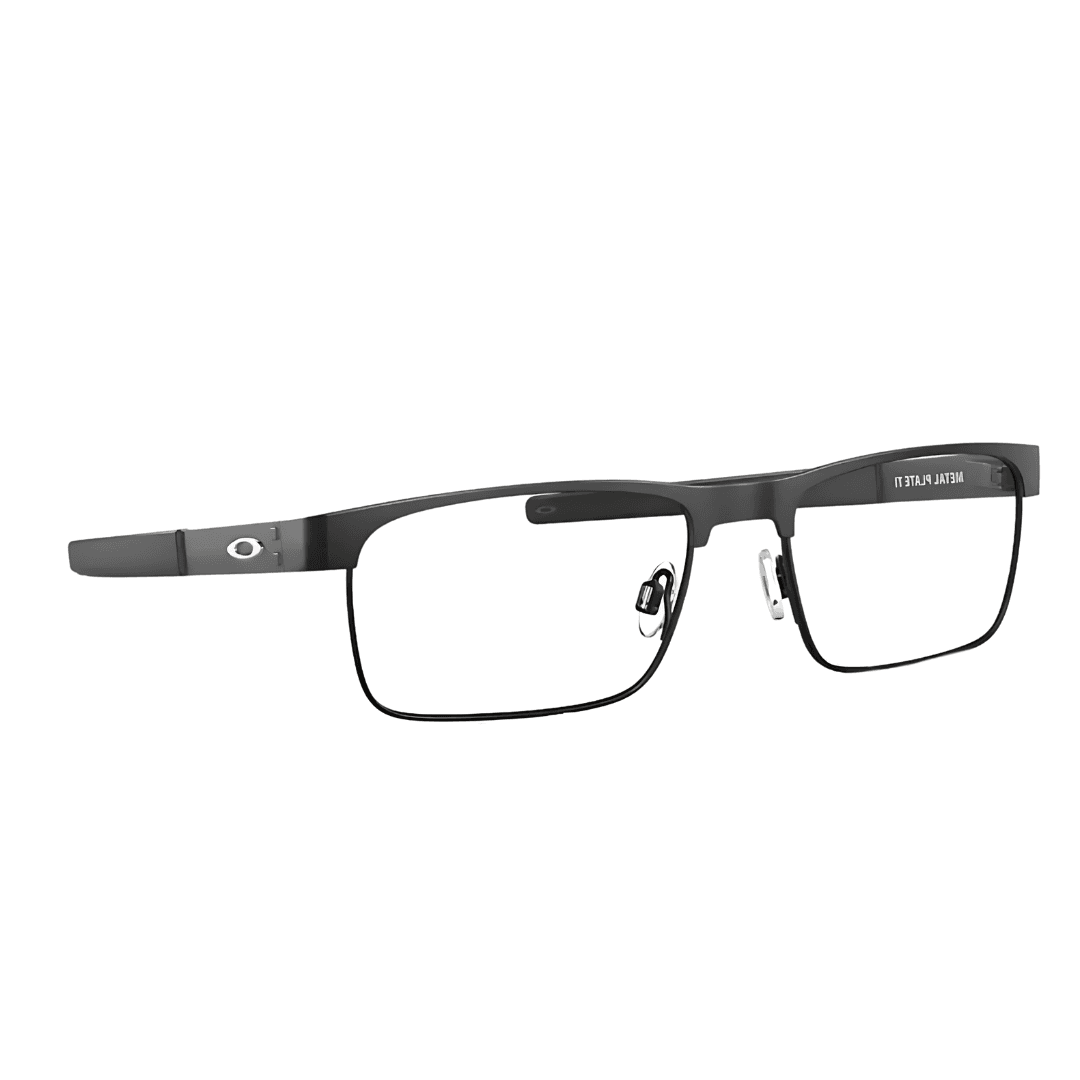 OAKLEY Metal Plate Ti negro mate perfil OAKLEY Metal Plate negro