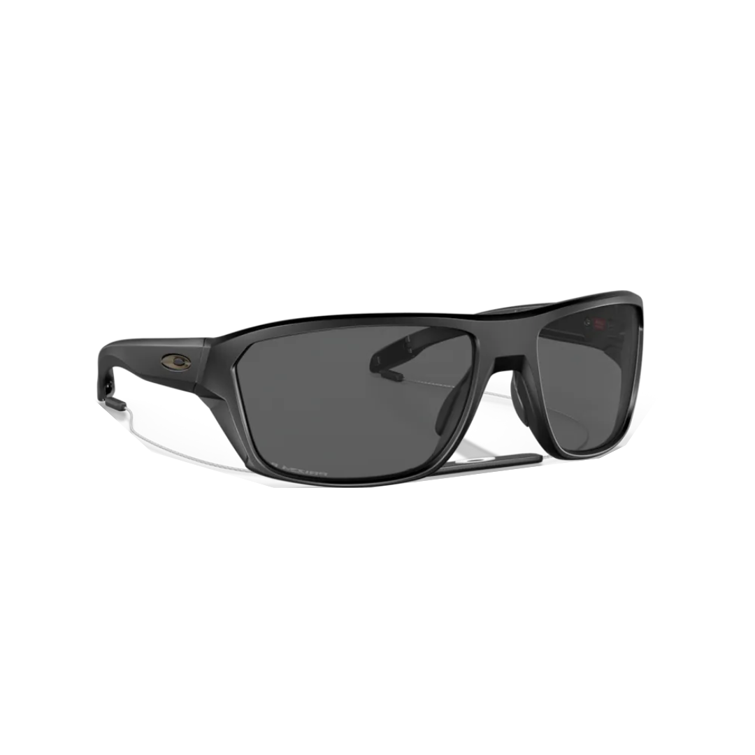 OAKLEY Split Shot negro mate lente gris perfil OAKLEY Split Shot negro