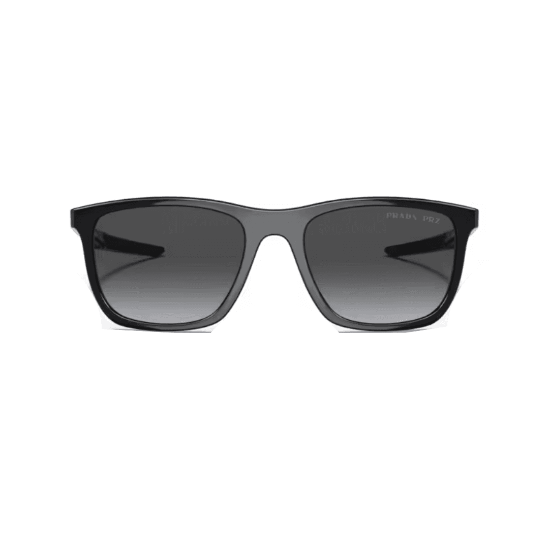 PRADA 10WS 1AB06 negro lente gris degrade frente PRADA 10WS 1AB06 negro