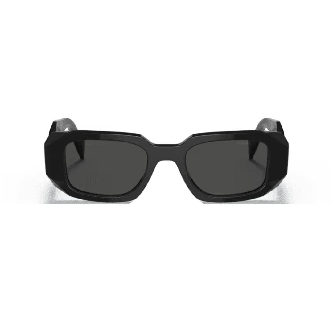 PRADA 17WS 1AB5 negro lente gris frente PRADA 17WS 1AB5 negro