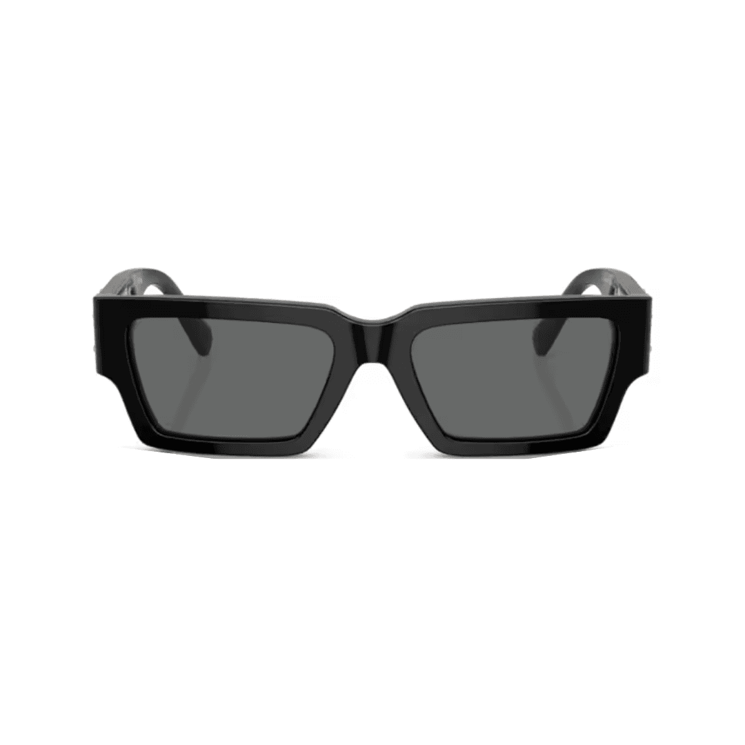 VERSACE 0VE4459 GB1 87 negro lente gris frente VERSACE 0VE4459 GB1 87 negro