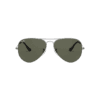 0RB3025 AVIATOR LARGE METAL plateado