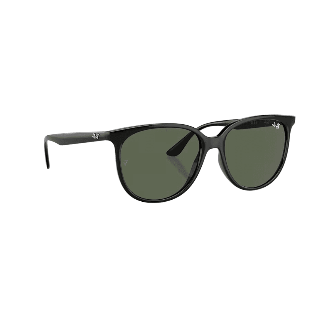 RAY BAN 4374 NEGRO LENTE GRIS VERDE FRENTE (2) RAY BAN 4374 negro