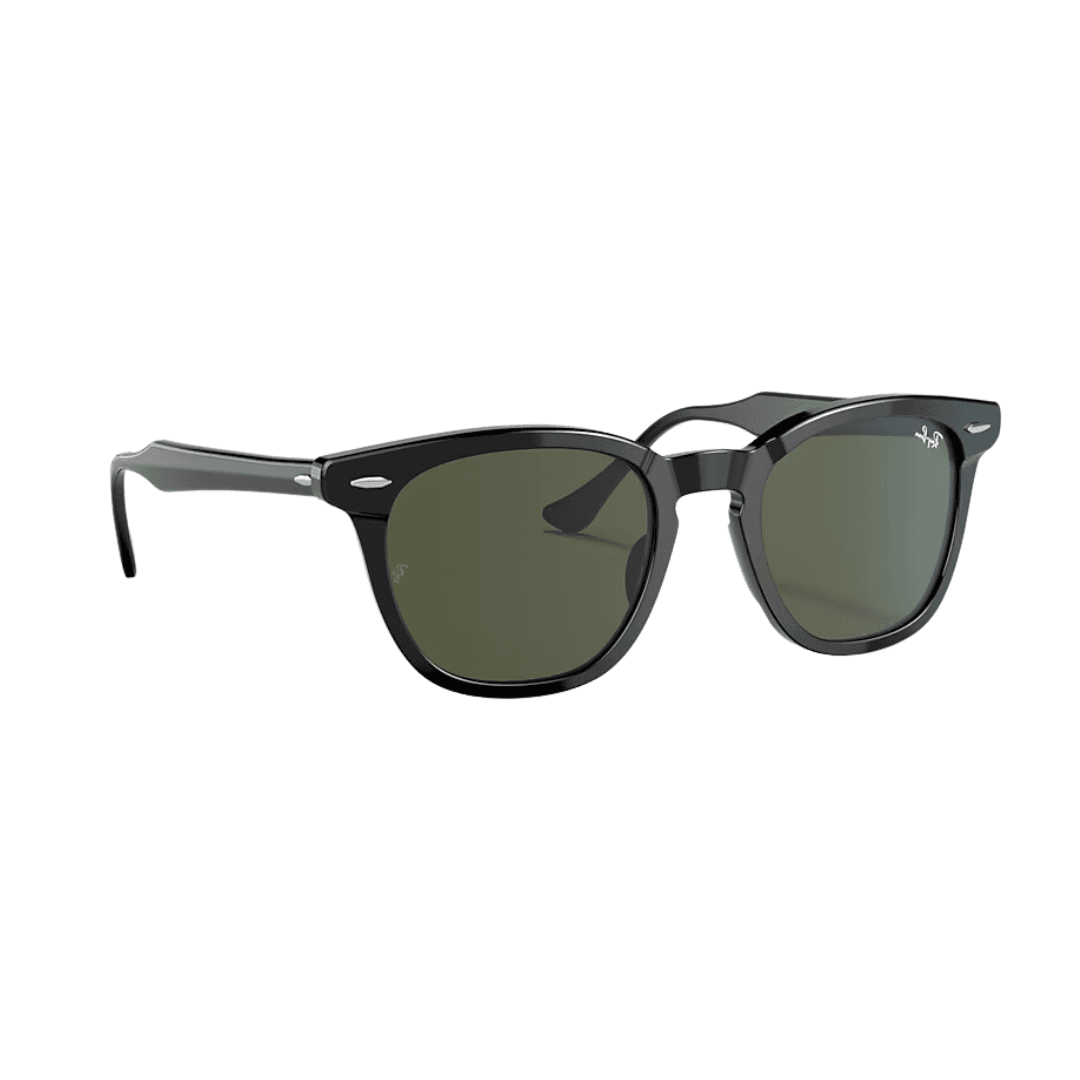 RAY BAN Hawkeye negro lente verde perfil RAY BAN Hawkeye negro