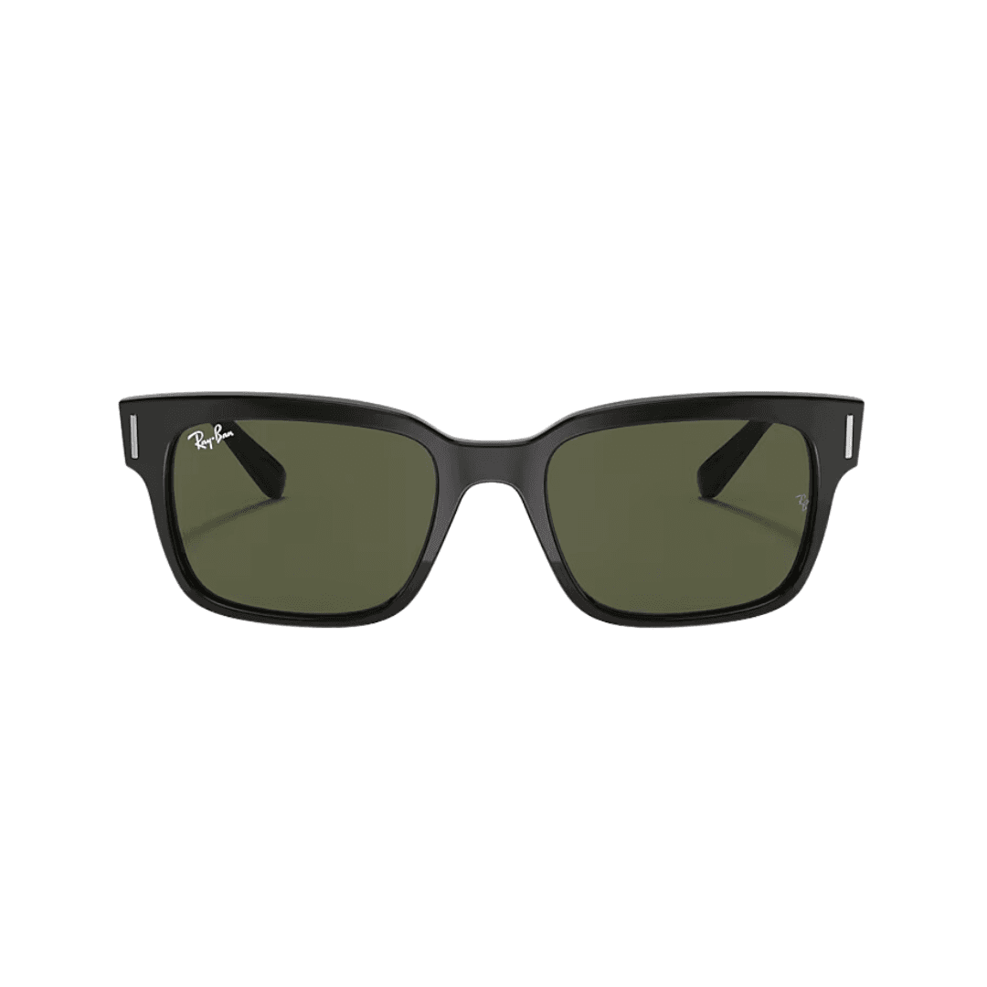 RAY BAN Jeffrey negro lente verde frente RAY BAN Jeffrey negro