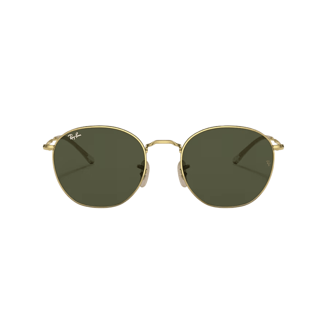 RAY BAN Rob dorado lente verde frente RAY BAN Rob dorado