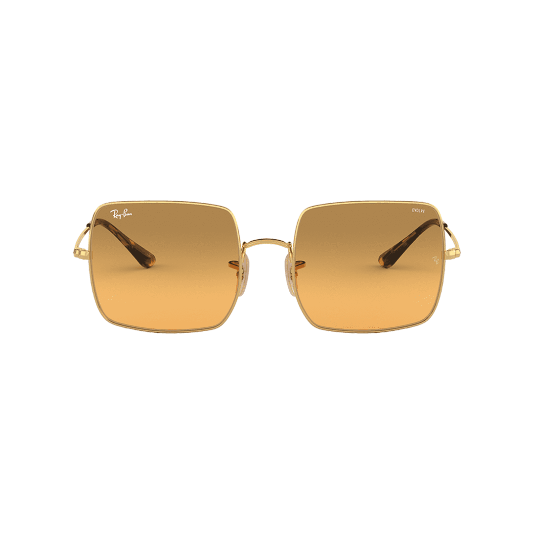 RAY BAN SQUARE EVOLVE 1971 9150AC 2F DORADO LENTE SEPIA DEGRADEFRENTE (1) ANTEOJO DE SOL RAY-BAN MODELO 0RB1971 SQUARE EVOLVE 9150AC 2F ARMAZON COLOR DORADO CON LENTE MARRON DEGRADE