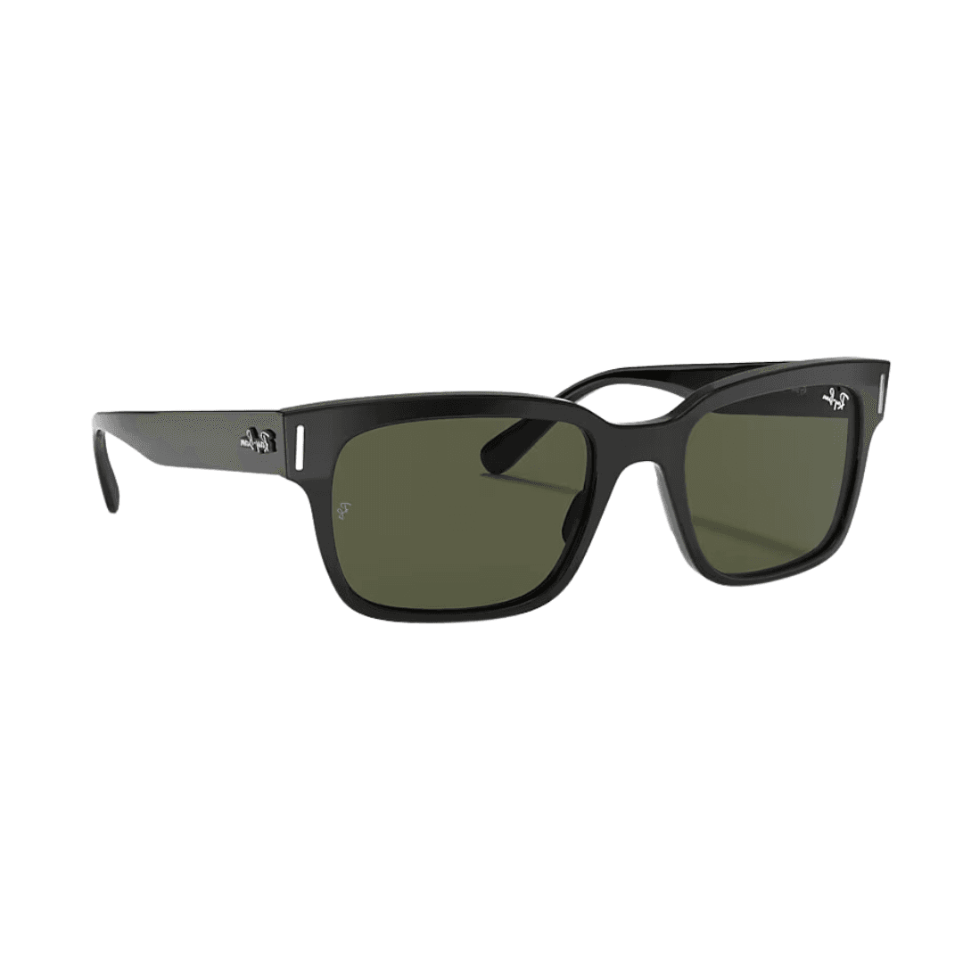 RAY BAN Jeffrey negro lente verde perfil RAY BAN Jeffrey negro l