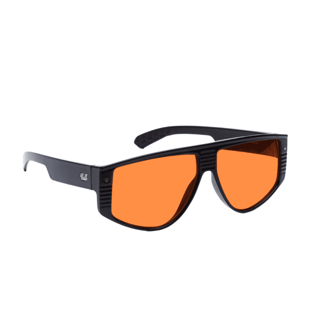 VULK Foolin negro lente anaranjado perfil VULK Foolin lente anaranjado