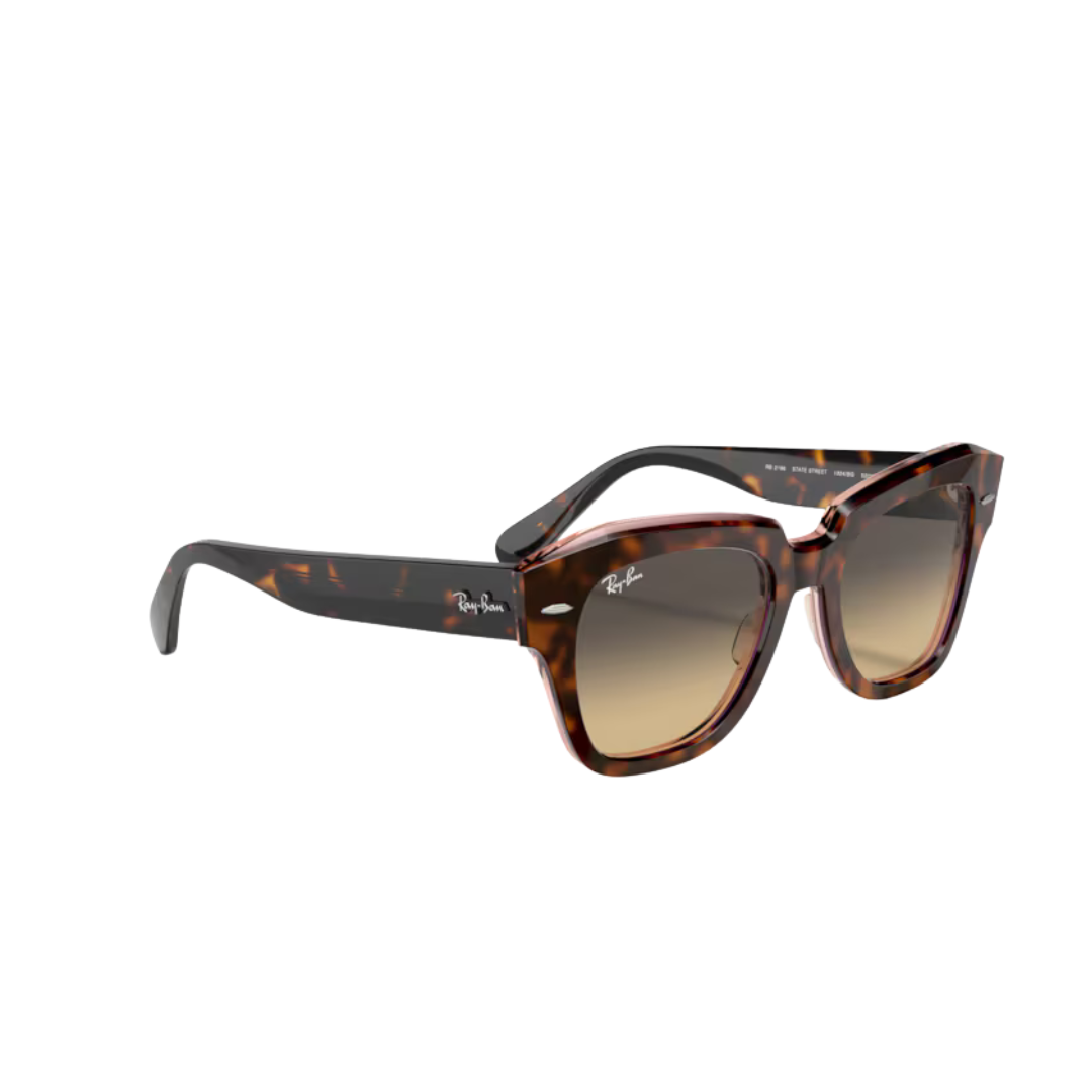 RAY BAN 2186 CAREY LENTE SEPIA DEGRADE PERFIL RAY BAN MODELO 2186 State Street COLOR HAVANA TERMINACION BRILLO LENTE SEPIA MARRON DEGRADE