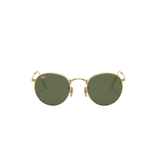 RAY BAN 3447N ARMAZON COLOR DORADO CON LENTE COLOR g15 VERDE COMPACTO