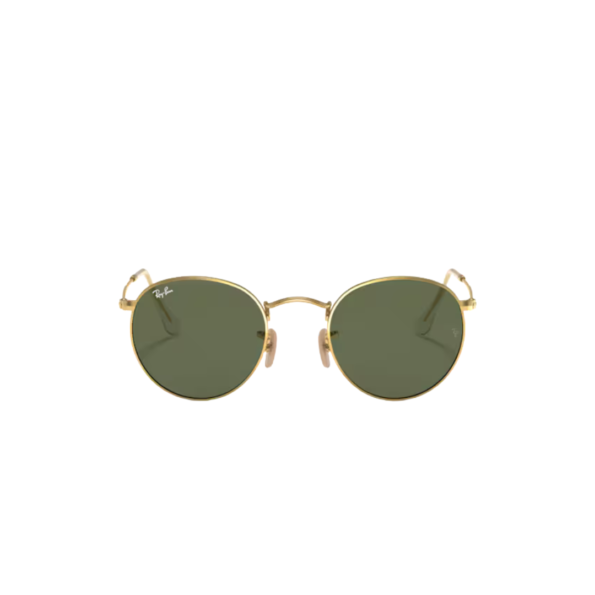 RAY BAN 3447N ARMAZON COLOR DORADO CON LENTE COLOR g15 VERDE COMPACTO