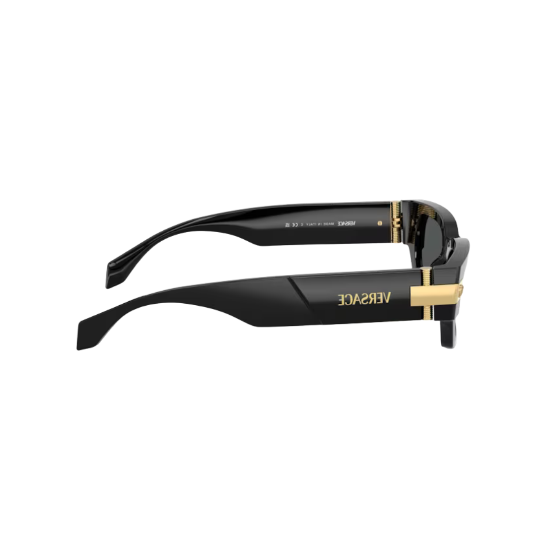 VERSACE 4465 negro lente gris perfil VERSACE 4465 negro