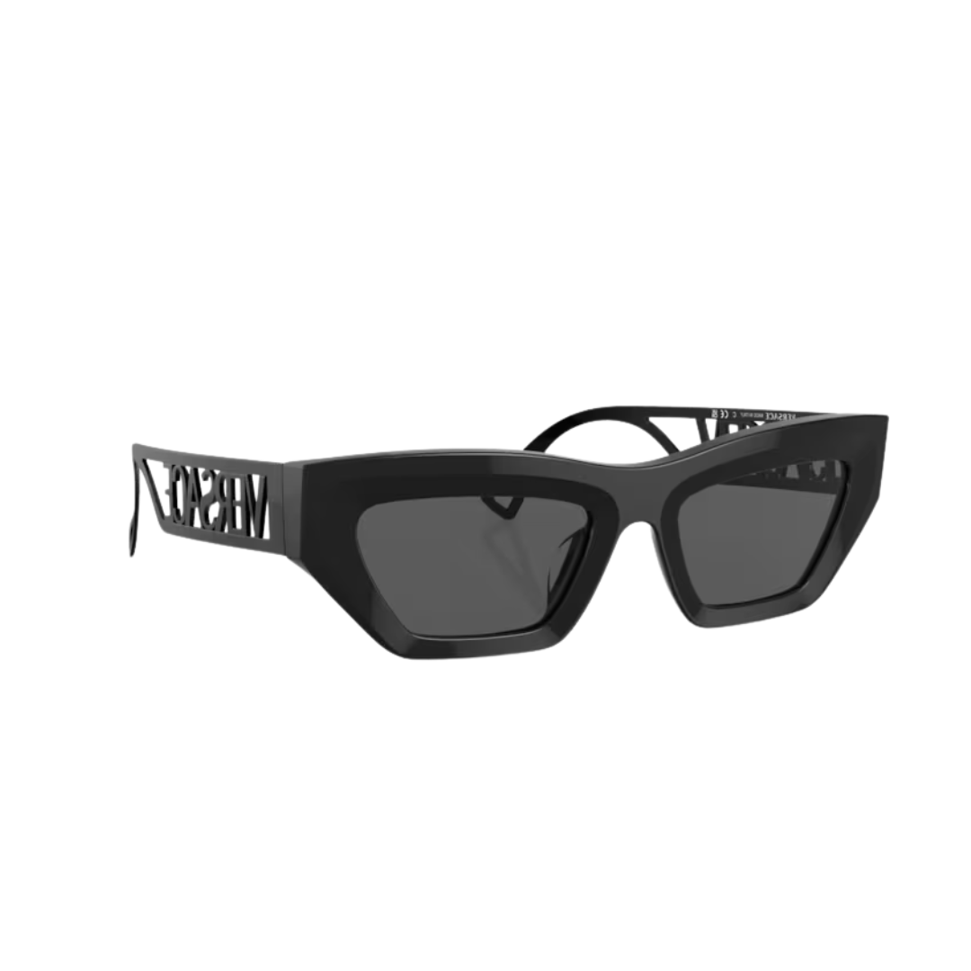 VERSACE 4432U NEGRO LENTE GRIS TRES CUARTOS VERSACE 4432U NEGRO