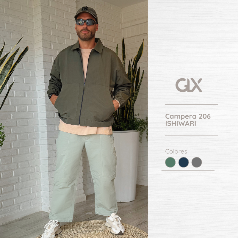 Campera clásica con cuello