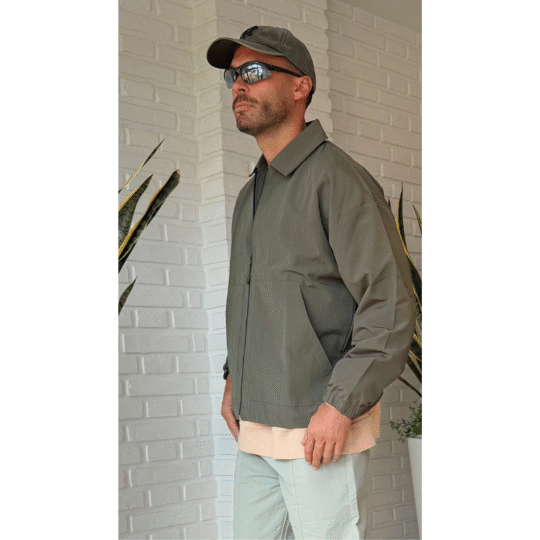 Campera clásica con cuello