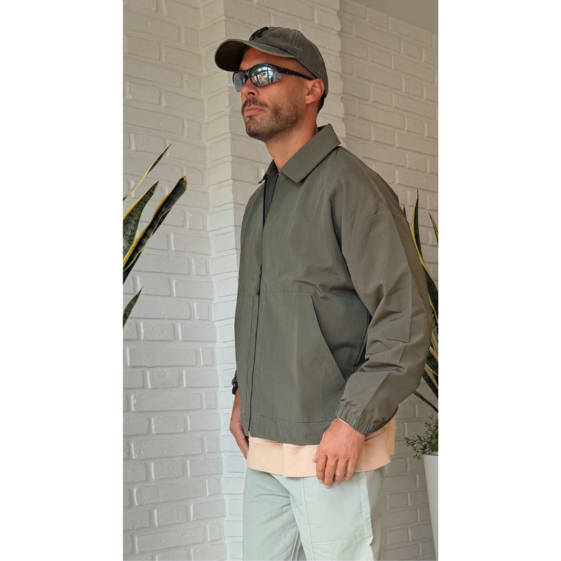 Campera clásica con cuello