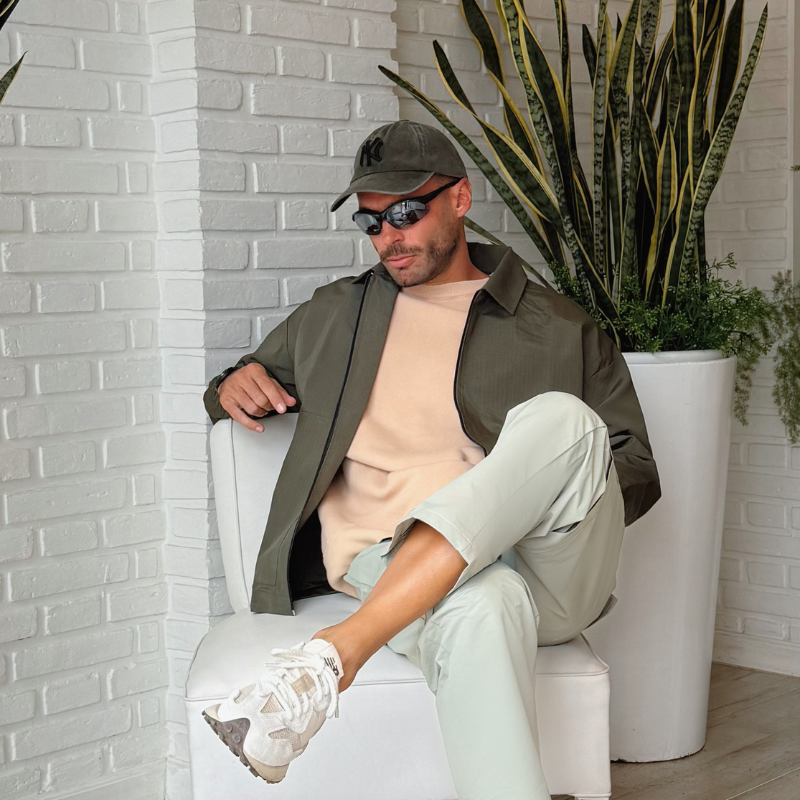 Campera clásica con cuello