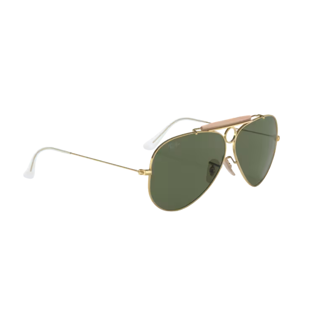 RAY BAN 3138 DORADO LENGTE VERDE PERFIL RAY BAN 3138 DORADO