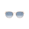 ANTEOJO DE SOL RAY-BAN MODELO 0RB3548 ARMAZON COLOR ROSAGOLD CON LENTES COLOR AZUL CLARO DEGRADÉ