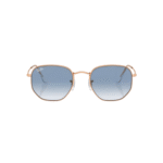 ANTEOJO DE SOL RAY-BAN MODELO 0RB3548 ARMAZON COLOR ROSAGOLD CON LENTES COLOR AZUL CLARO DEGRADÉ