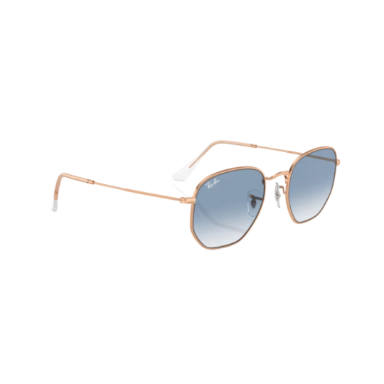 ANTEOJO DE SOL RAY-BAN MODELO 0RB3548 ARMAZON COLOR ROSAGOLD CON LENTES COLOR AZUL CLARO DEGRADÉ