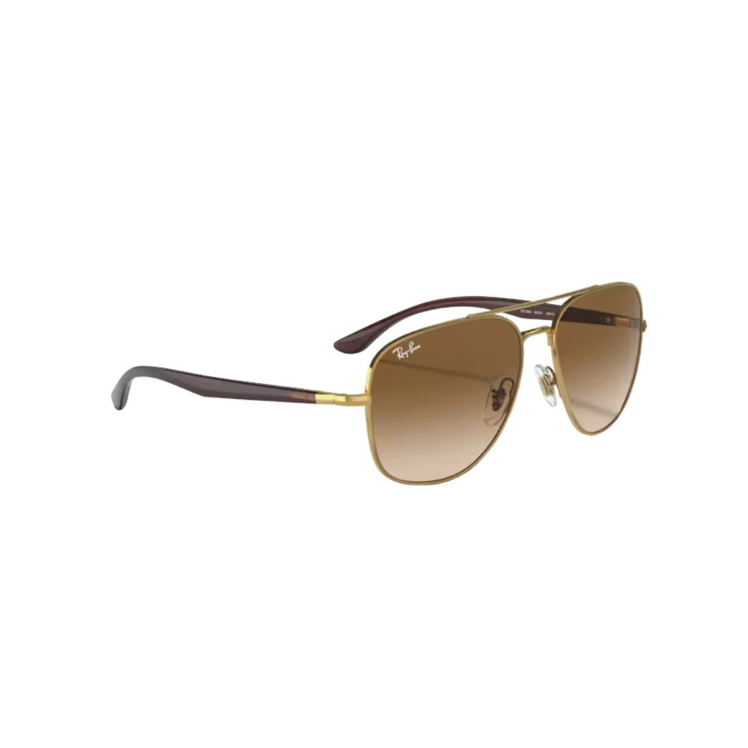 RAY BAN 3683 DORADO LENTE SEPIA DEGRADÉ PERFIL RAY BAN 3683 DORADO