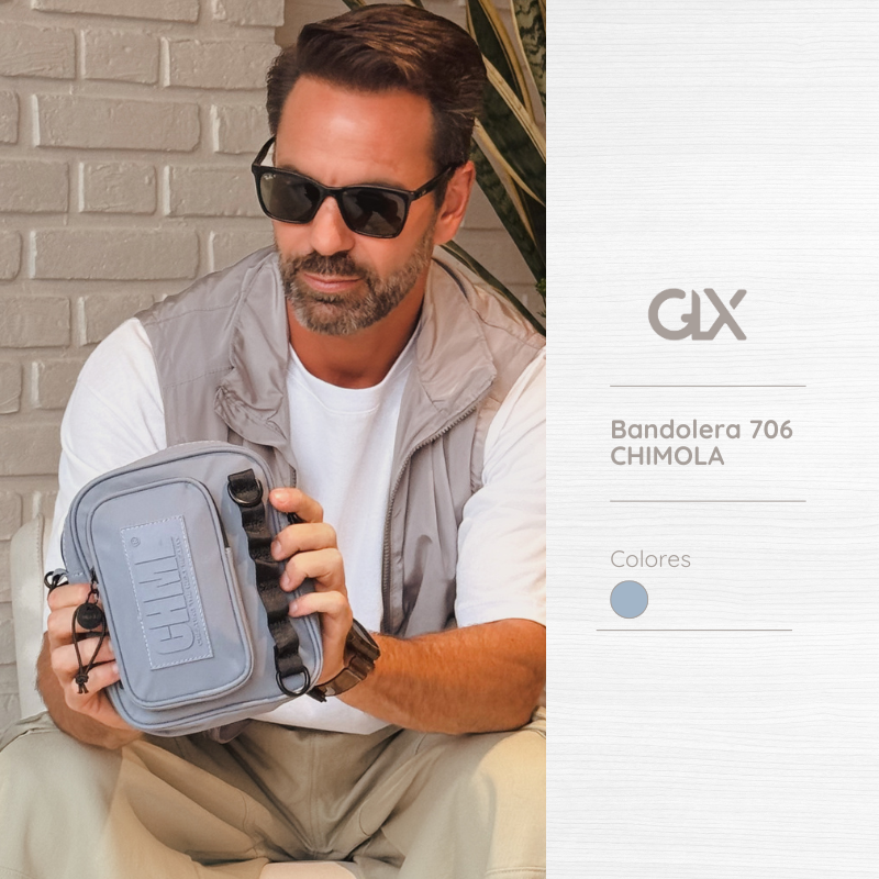 Bandolera Chimola celeste Bandolera Chimola celeste