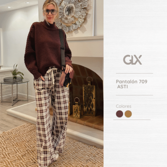 Pantalón a cuadros