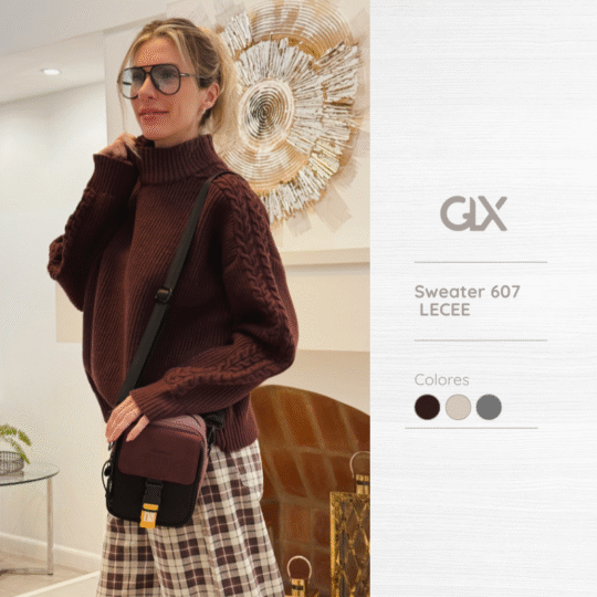 Sweater lana bordo