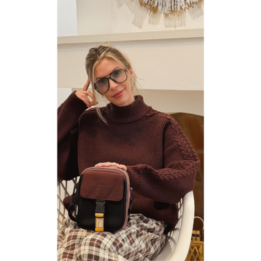 Sweater lana bordo