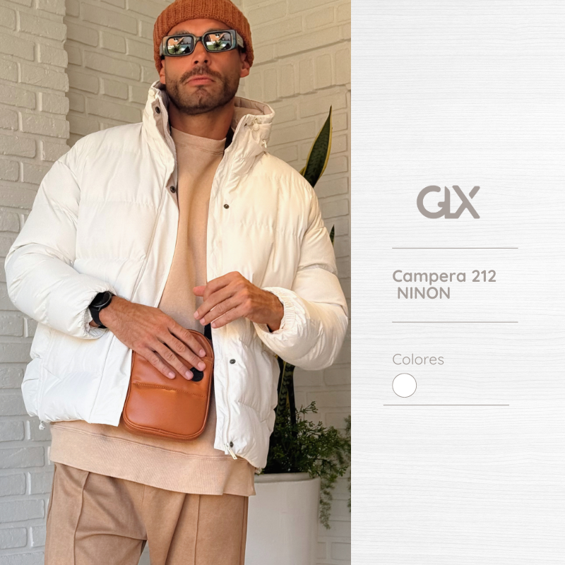 Campera puffer blanca Campera puffer blanca