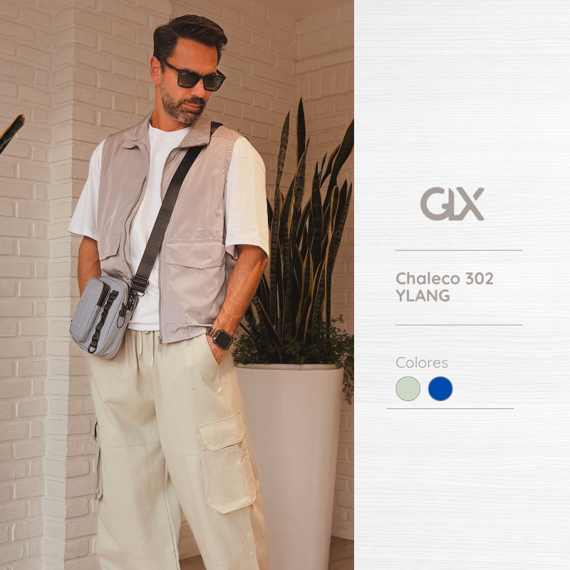 Chaleco cargo gris Chaleco cargo gris