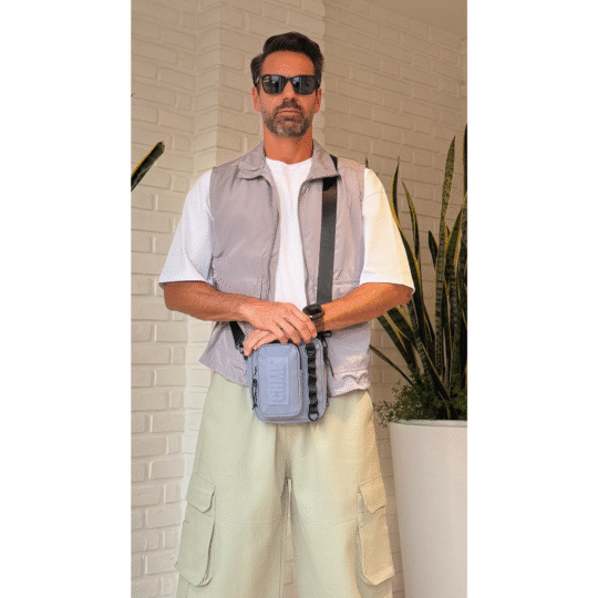 Chaleco cargo gris
