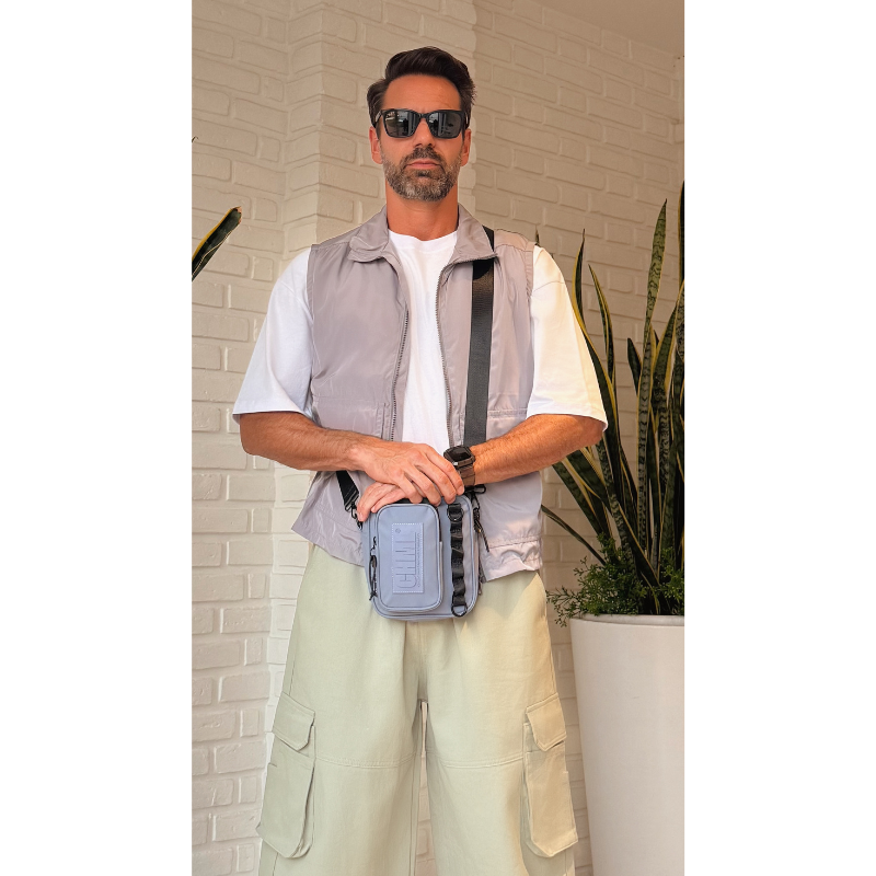 Chaleco cargo gris Chaleco cargo gris