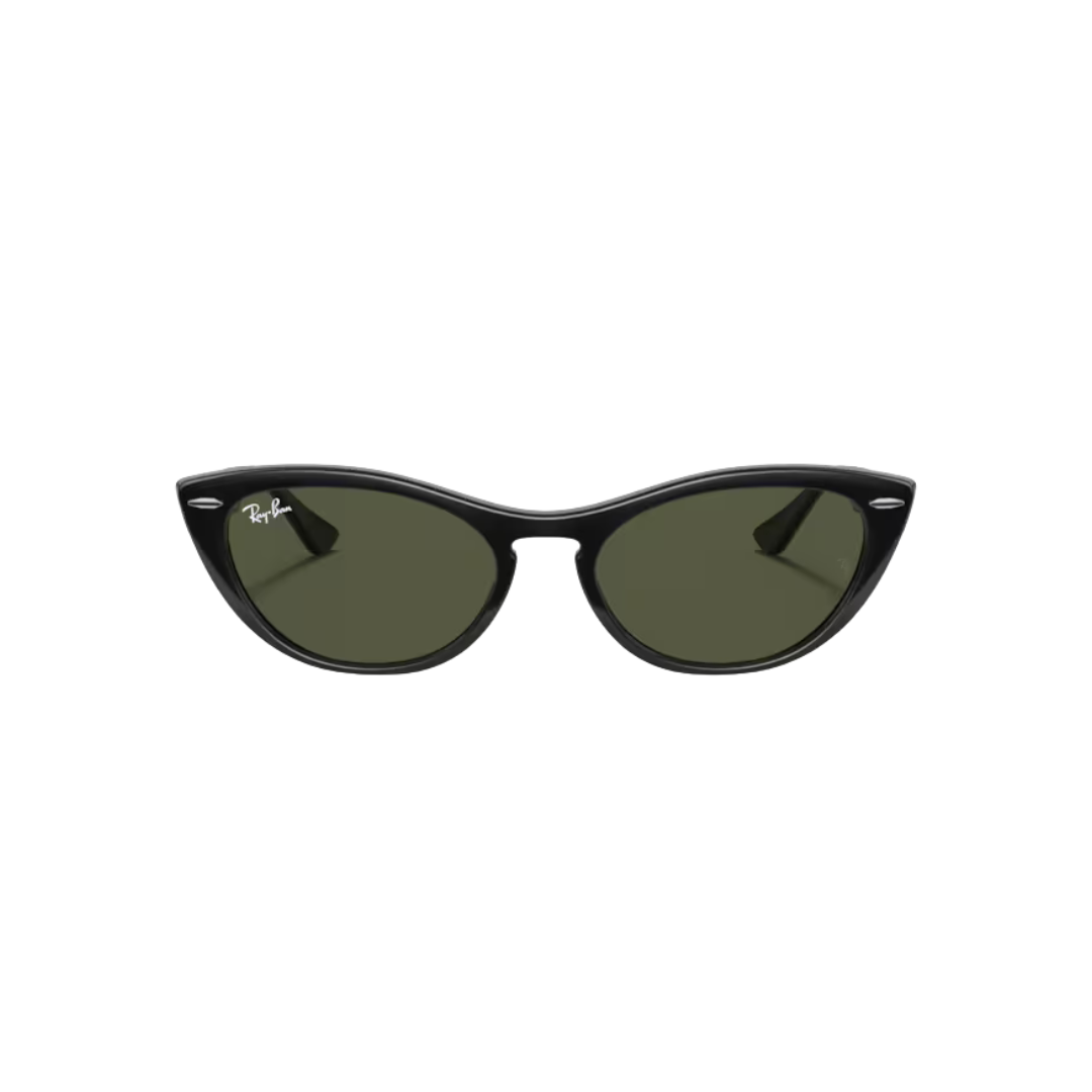 anteojo de sol RAY-BAN modelo 0rb4314N nina color negro con lentes color g-15 verde
