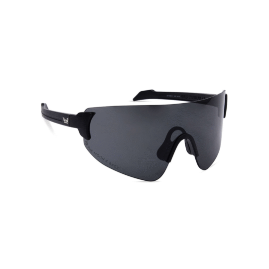 Anteojo de sol envolvente patilla G-flex, nasal de goma. Lente Policarbonato | 100% Protección UVA y UVB. Color de lente: Gris compacto