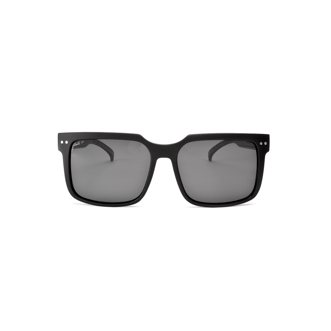 ANTEOJO DE SOL VULK SEHUN MBLK S10 POL FRENTE ANTEOJO DE SOL VULK SEHUN MBLK S10 POL FRENTE MODELO G-FLEX COLOR NEGRO MATE CON CRISTALES COLOR GRIS COMPACTO POLARIZADO