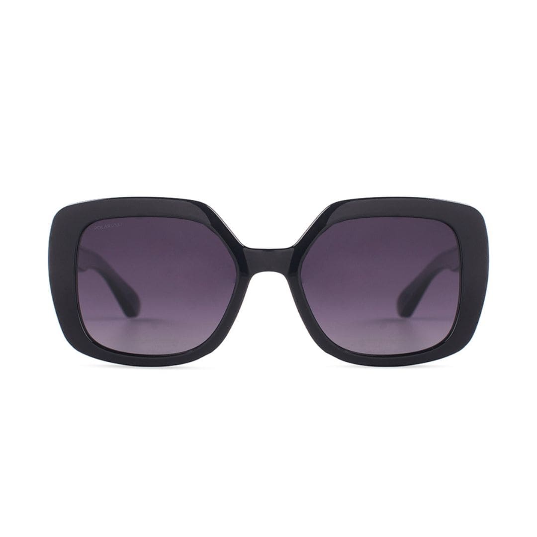 ANTEOJO DE SOL RUSTY DARLIN SBLK DRT 25 POL FRENTE. ARMAZON Y PATILLAS G-FLEX. LENTES POLARIZADAS. MODELO DE COLOR NEGRO TERMINACION BRILLO