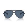 ARMANI EXCHANGE 4133s 818180 FRENTE. MODELO DE MATERIAL NYLON COLOR AZUL MATE CON LENTES COLOR AZUL OSCURO